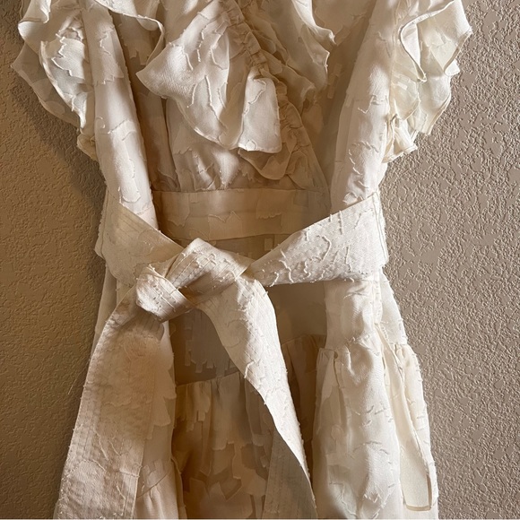 Veronica Beard Mahita Silk Blend Ruffle Dress Size 14 NWT - Picture 7 of 16